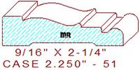 Door/Window Casing 2-1/4" - 51
