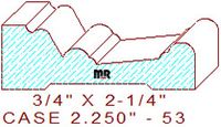 Door/Window Casing 2-1/4" - 53 Door/Window Casing 2-1/4" - 53