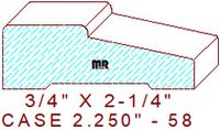 Door/Window Casing 2-1/4" - 58