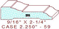 Door/Window Casing 2-1/4" - 59