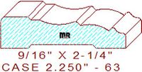 Door/Window Casing 2-1/4" - 63 Door/Window Casing 2-1/4" - 63