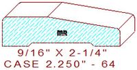 Door/Window Casing 2-1/4" - 64 Door/Window Casing 2-1/4" - 64