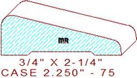 Door/Window Casing 2-1/4" - 75 Door/Window Casing 2-1/4" - 75