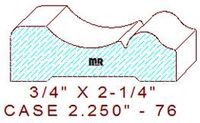 Door/Window Casing 2-1/4" - 76 Door/Window Casing 2-1/4" - 76