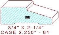 Door/Window Casing 2-1/4" - 81