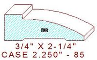Door/Window Casing 2-1/4" - 85 Door/Window Casing 2-1/4" - 85