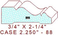 Door/Window Casing 2-1/4" - 88 Door/Window Casing 2-1/4" - 88