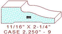 Door/Window Casing 2-1/4" - 9 Door/Window Casing 2-1/4" - 9
