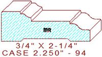 Door/Window Casing 2-1/4" - 94 Door/Window Casing 2-1/4" - 94