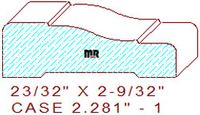 Door/Window Casing 2-9/32" - 1 Door/Window Casing 2-9/32" - 1
