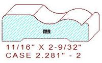 Door/Window Casing 2-9/32" - 2 Door/Window Casing 2-9/32" - 2