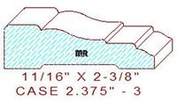 Door/Window Casing 2-3/8" - 3 Door/Window Casing 2-3/8" - 3