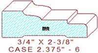 Door/Window Casing 2-3/8" - 6 Door/Window Casing 2-3/8" - 6