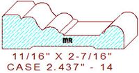 Door/Window Casing 2-7/16" - 14 Door/Window Casing 2-7/16" - 14