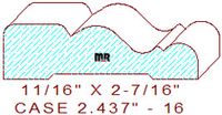 Door/Window Casing 2-7/16" - 16