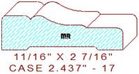 Door/Window Casing 2-7/16" - 17 Door/Window Casing 2-7/16" - 17