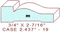 Door/Window Casing 2-7/16 - 19