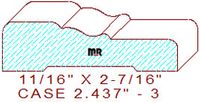 Door/Window Casing 2-7/16" - 3