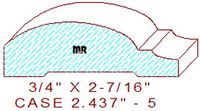Door/Window Casing 2-7/16" - 5 Door/Window Casing 2-7/16" - 5