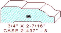 Door/Window Casing 2-7/16" - 8