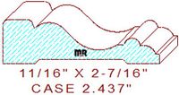 Door/Window Casing 2-7/16" Door/Window Casing 2-7/16"