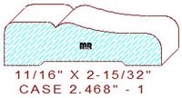Door/Window Casing 2-15/32" - 1 Door/Window Casing 2-15/32" - 1