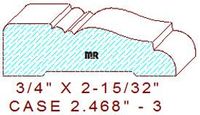 Door/Window Casing 2-15/32" - 3 Door/Window Casing 2-15/32" - 3