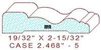 Door/Window Casing 2-15/32" - 5 Door/Window Casing 2-15/32" - 5