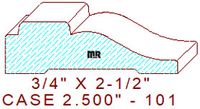 Door/Window Casing 2-1/2" - 101