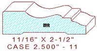 Door/Window Casing 2-1/2" - 11 Door/Window Casing 2-1/2" - 11