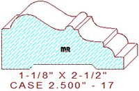 Door/Window Casing 2-1/2" - 17 Door/Window Casing 2-1/2" - 17