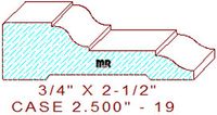 Door/Window Casing 2-1/2" - 19