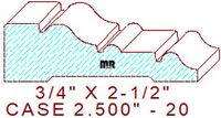 Door/Window Casing 2-1/2" - 20 Door/Window Casing 2-1/2" - 20