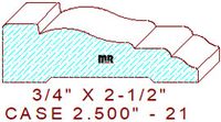 Door/Window Casing 2-1/2" - 21