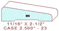 Door/Window Casing 2-1/2" - 23 Door/Window Casing 2-1/2" - 23