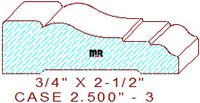Door/Window Casing 2-1/2" - 3 Door/Window Casing 2-1/2" - 3