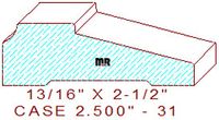 Door/Window Casing 2-1/2" - 31 Door/Window Casing 2-1/2" - 31