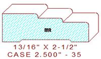 Door/Window Casing 2-1/2" - 35 Door/Window Casing 2-1/2" - 35