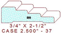 Door/Window Casing 2-1/2" - 37 Door/Window Casing 2-1/2" - 37