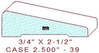 Door/Window Casing 2-1/2" - 39 Door/Window Casing 2-1/2" - 39