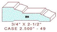 Door/Window Casing 2-1/2" - 49 Door/Window Casing 2-1/2" - 49