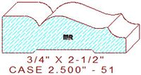 Door/Window Casing 2-1/2" - 51