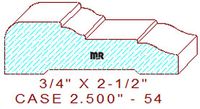 Door/Window Casing 2-1/2" - 54