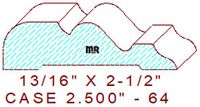 Door/Window Casing 2-1/2" - 64