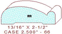 Door/Window Casing 2-1/2" - 66 Door/Window Casing 2-1/2" - 66