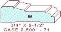 Door/Window Casing 2-1/2" - 71 Door/Window Casing 2-1/2" - 71