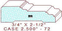 Door/Window Casing 2-1/2" - 72 Door/Window Casing 2-1/2" - 72