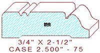Door/Window Casing 2-1/2" - 75 Door/Window Casing 2-1/2" - 75