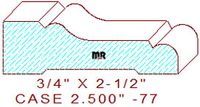 Door/Window Casing 2-1/2" - 77 Door/Window Casing 2-1/2" - 77