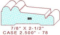 Door/Window Casing 2-1/2" - 78 Door/Window Casing 2-1/2" - 78